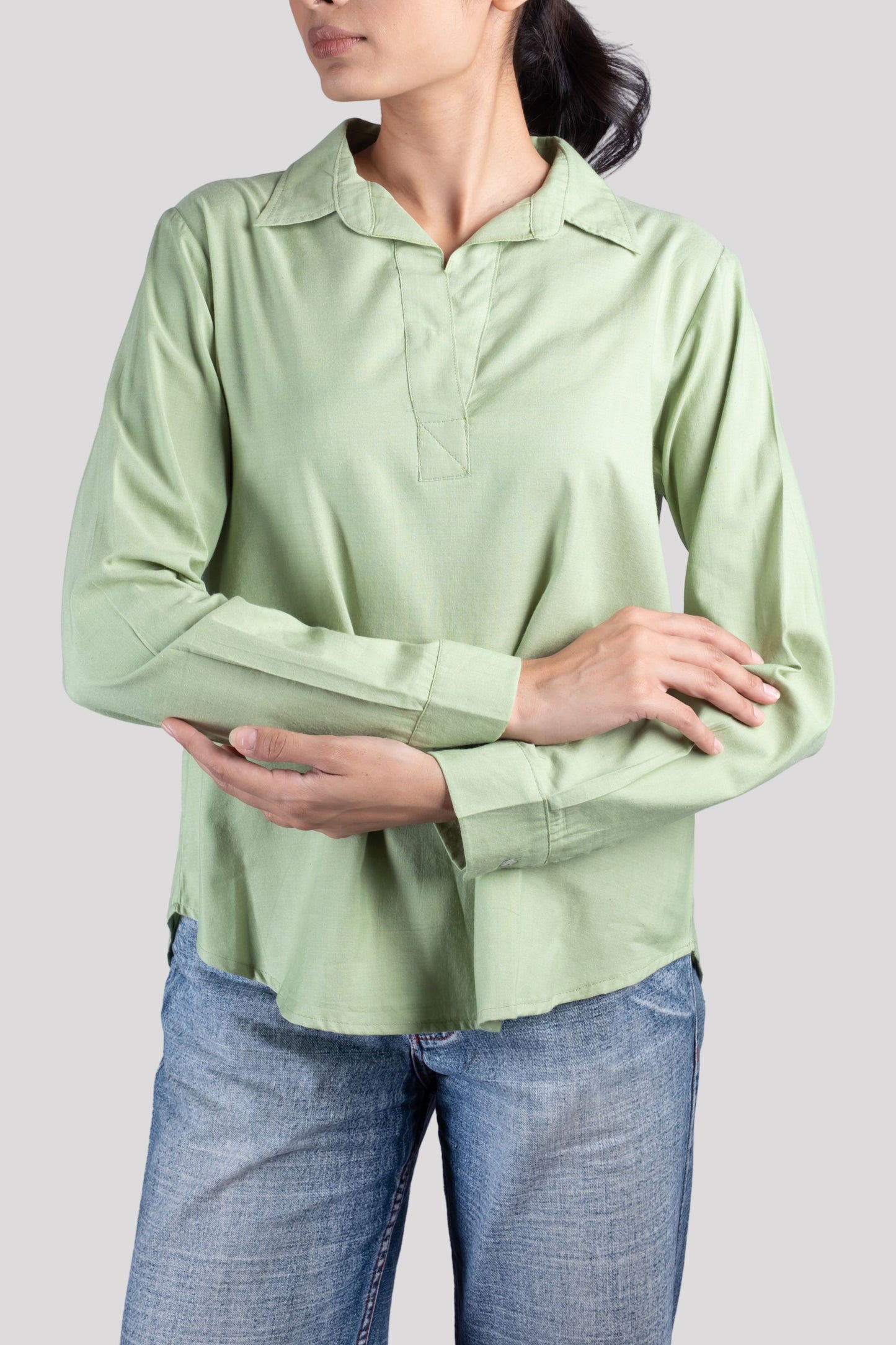 WOMEN COTTON KURTA SHIRT