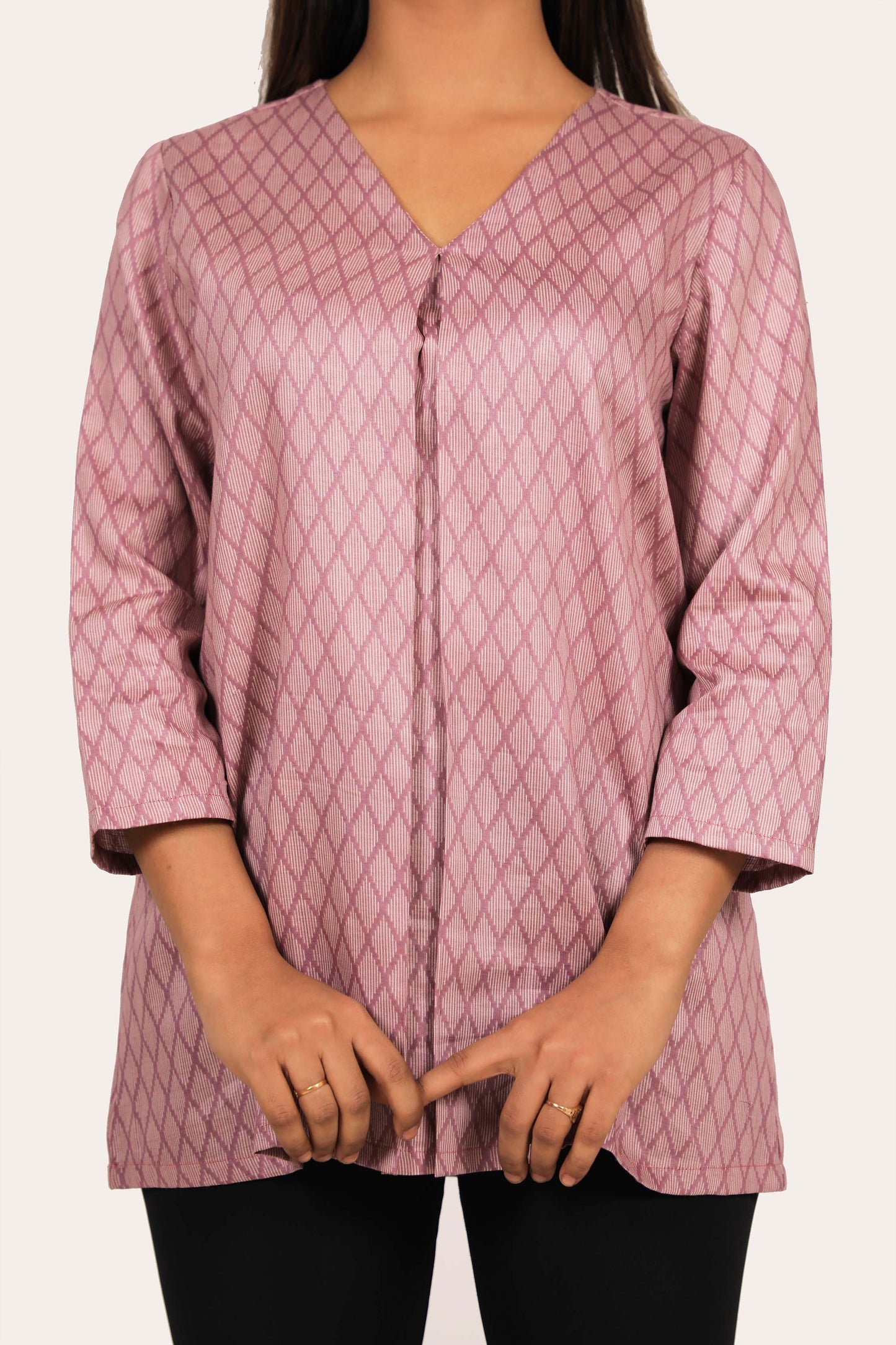 WOMEN SUMMER COTTON A LINE KURTI