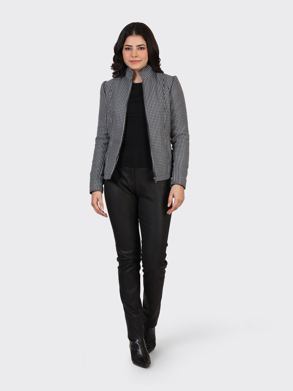 LADIES WOOLLEN JACKET-CROSS