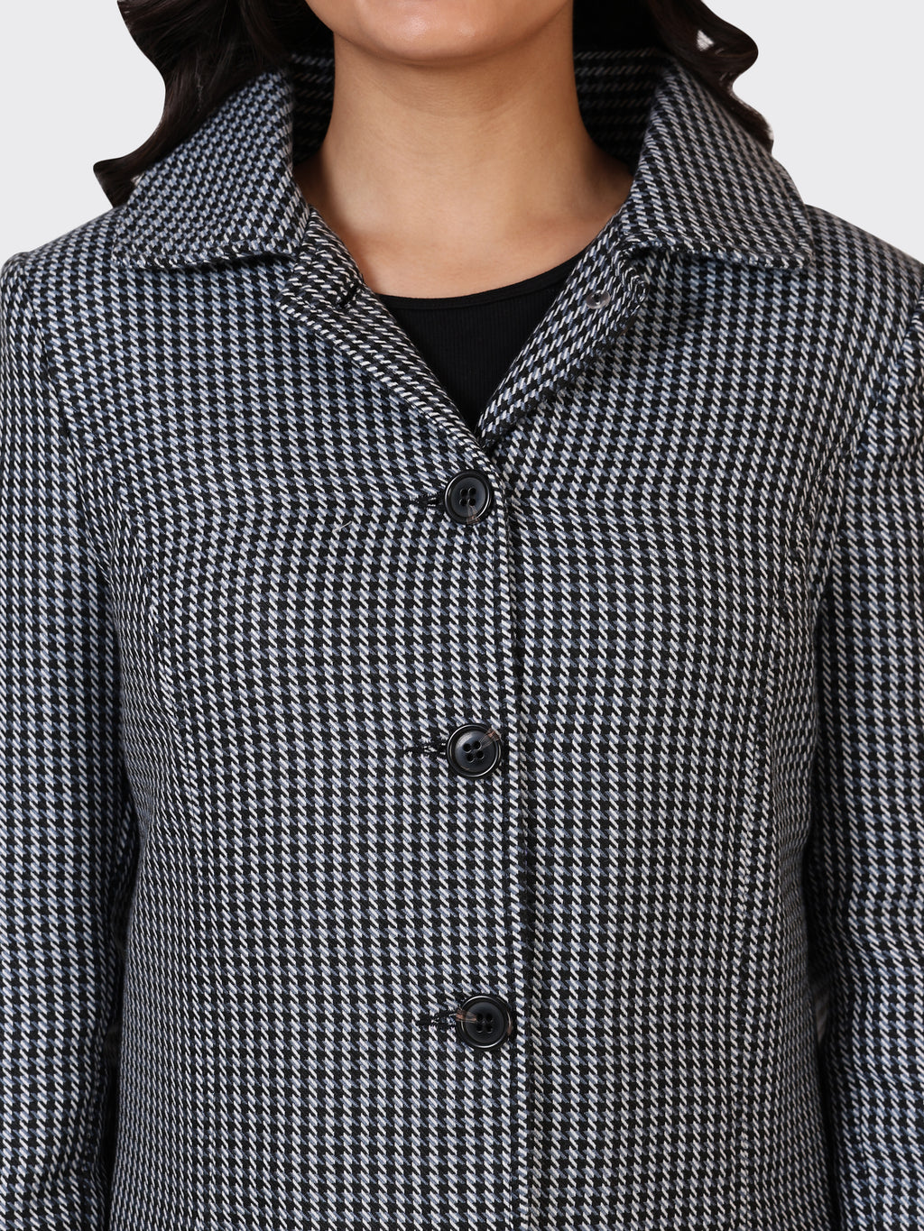 LADIES WOOLLEN JACKET-CROSS