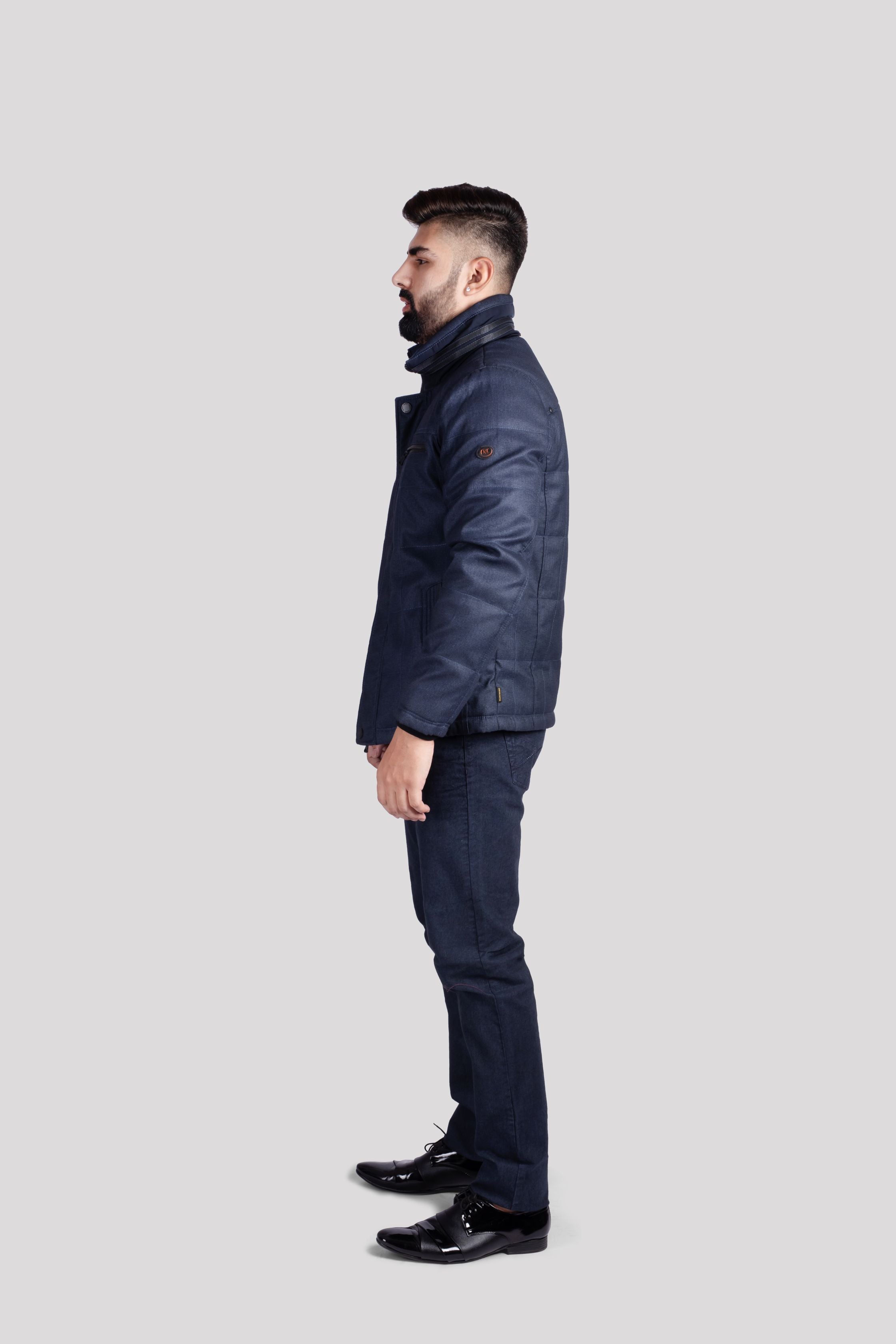 21619 Men's Marine Grey Jacket