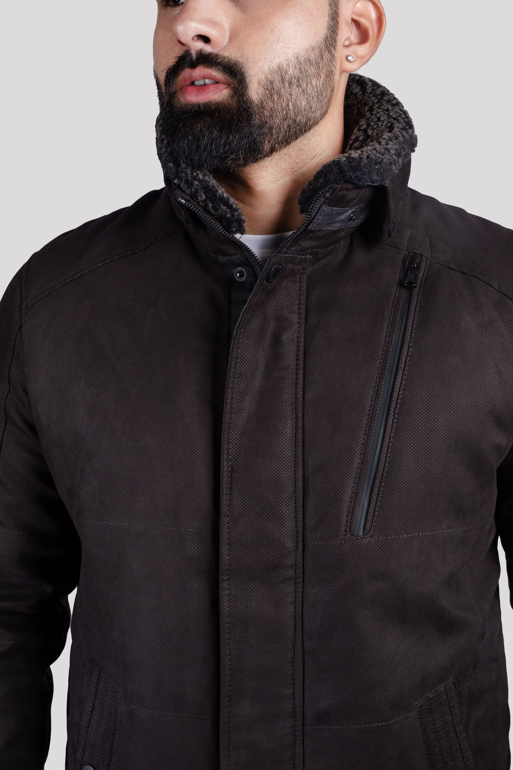 21665 Men's Dark Brown Jacket