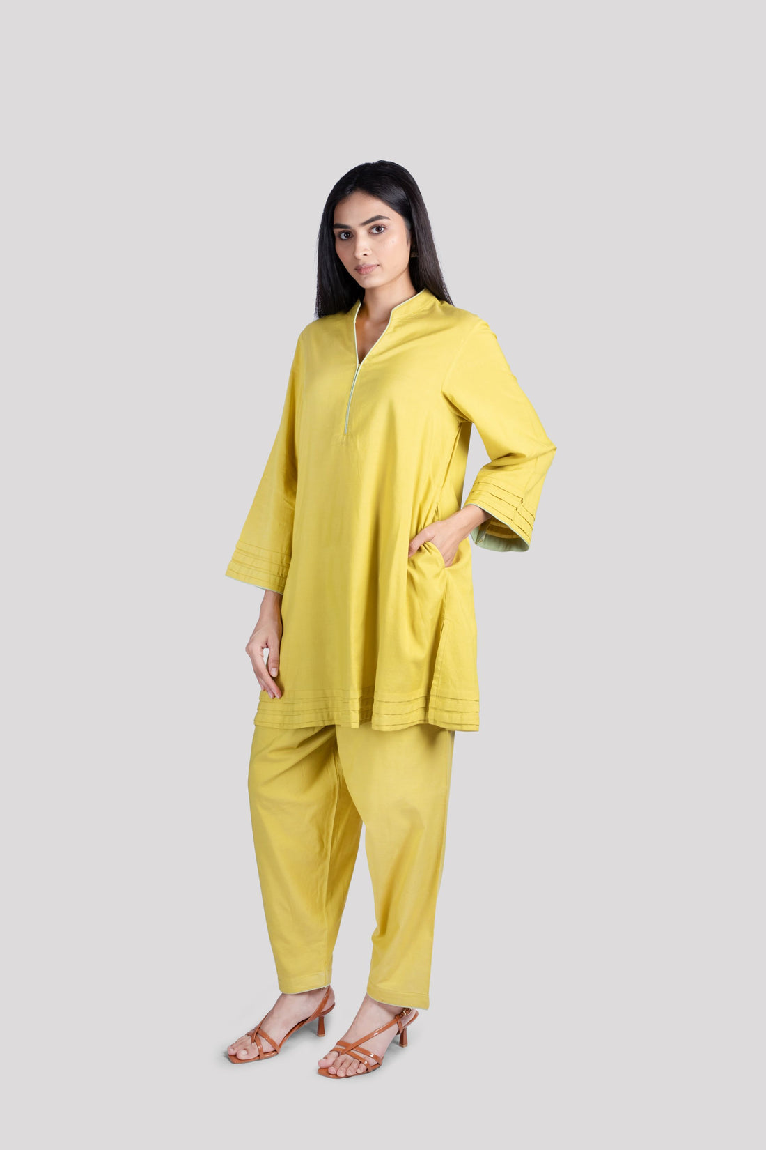 WOMEN COTTON CO ORD SET WITH COMFORT SALWAR