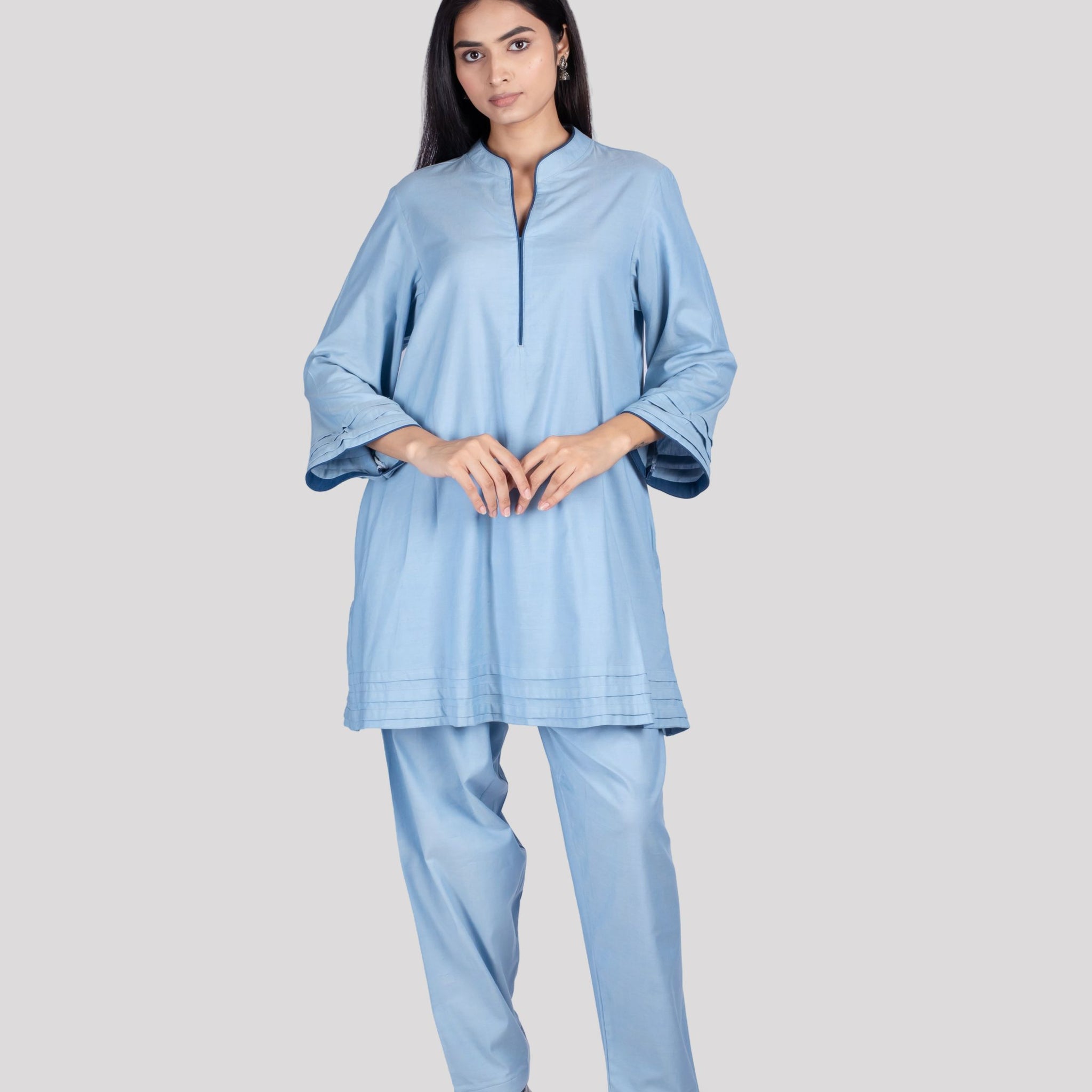 WOMEN COTTON CO ORD SET WITH COMFORT SALWAR