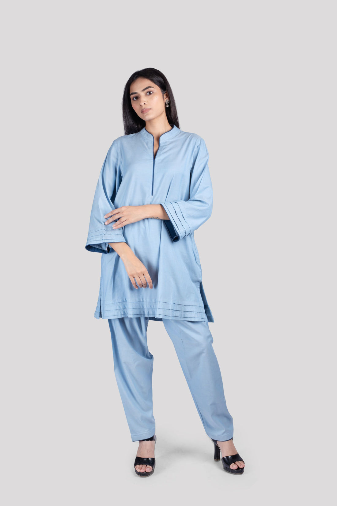 WOMEN COTTON CO ORD SET WITH COMFORT SALWAR