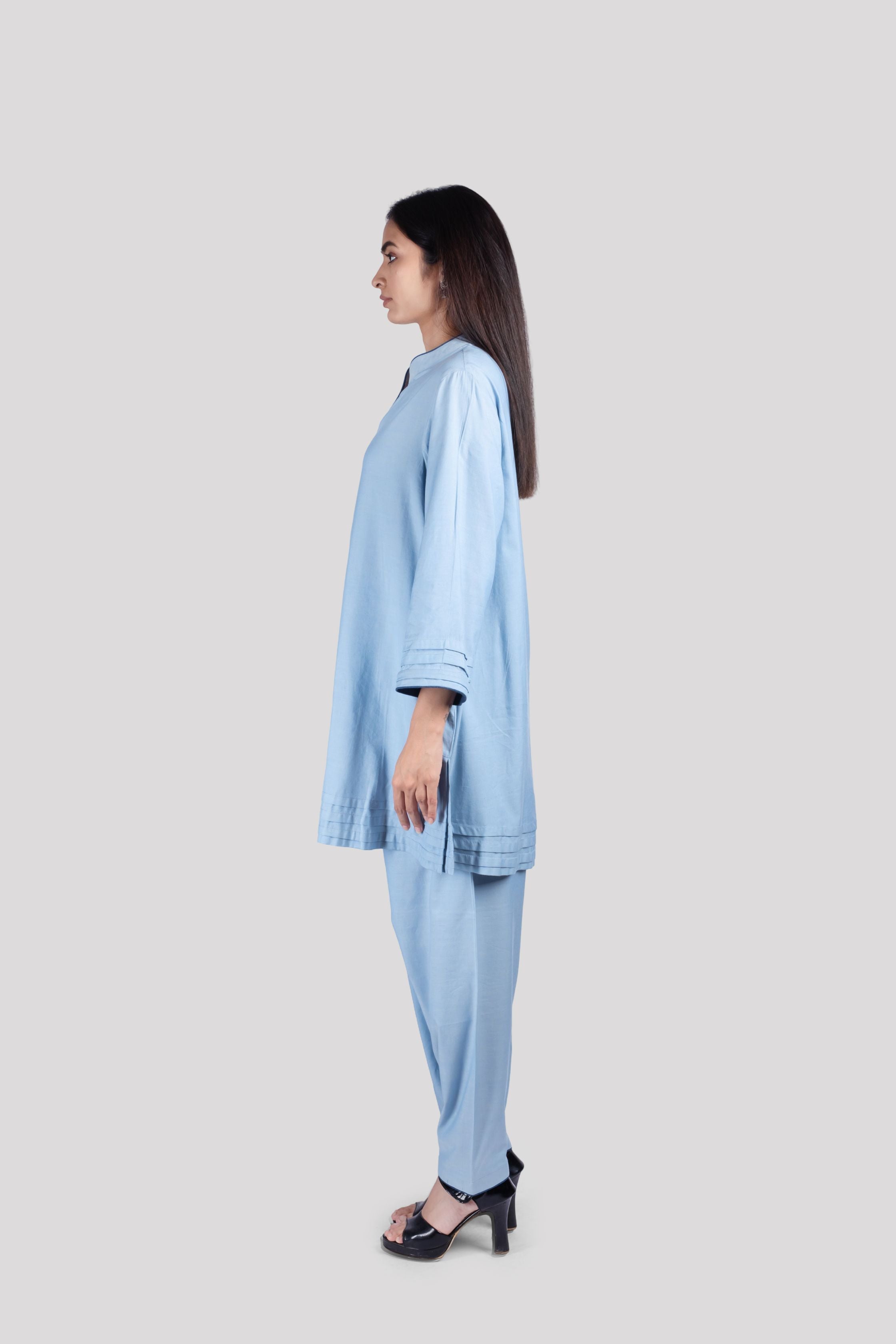 WOMEN COTTON CO ORD SET WITH COMFORT SALWAR