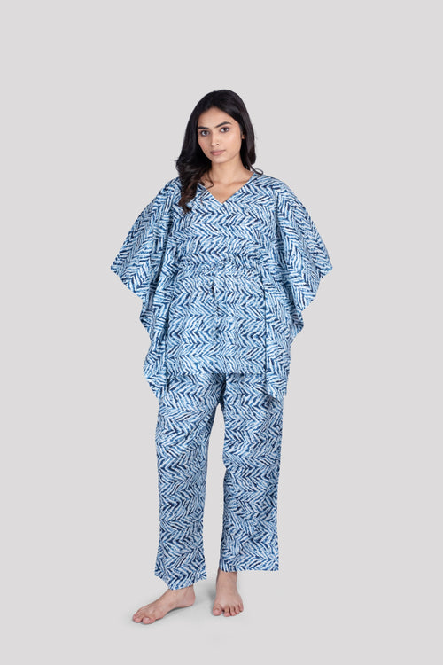 short kaftan night dress Johnny Was Women's Short Kaftan in Blue Night, Size Small