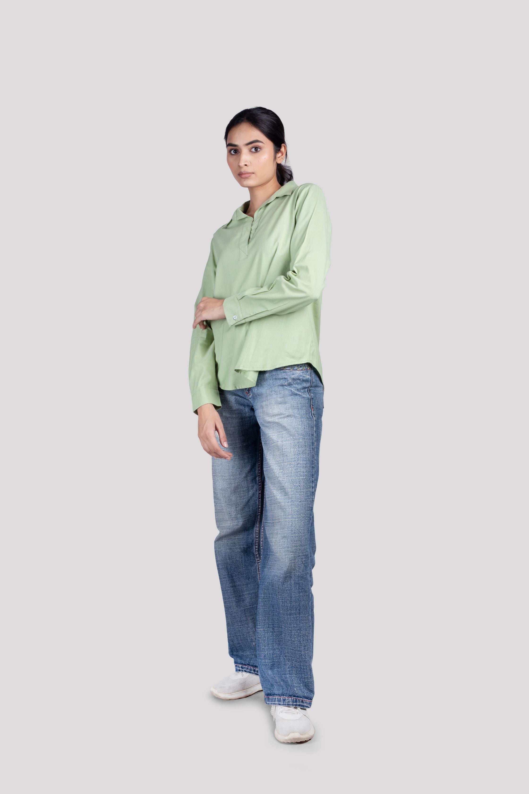 WOMEN COTTON KURTA SHIRT