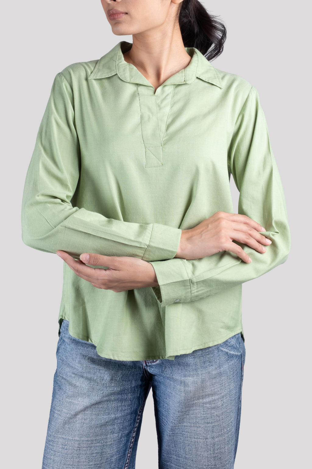 WOMEN COTTON KURTA SHIRT