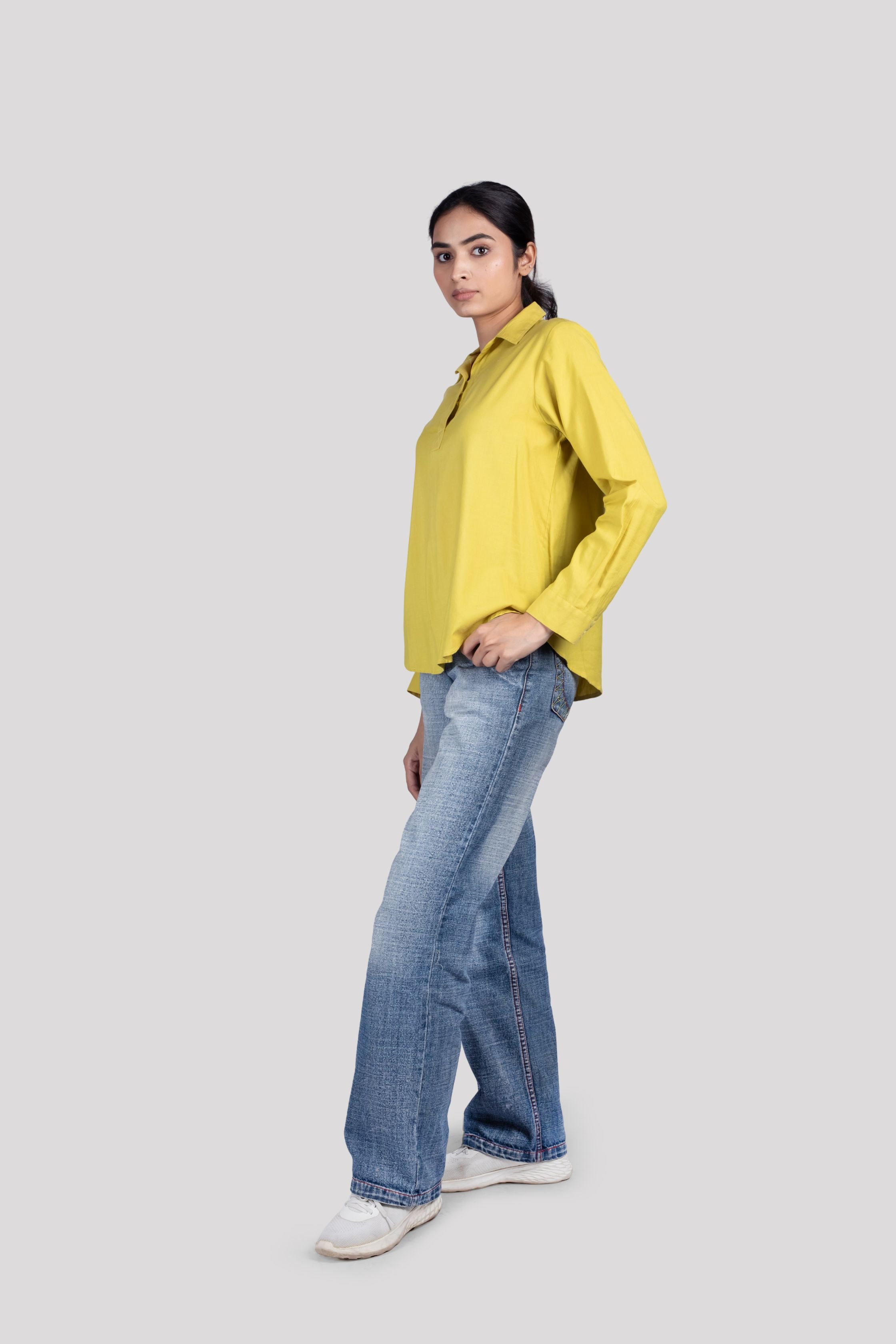 WOMEN COTTON KURTA SHIRT