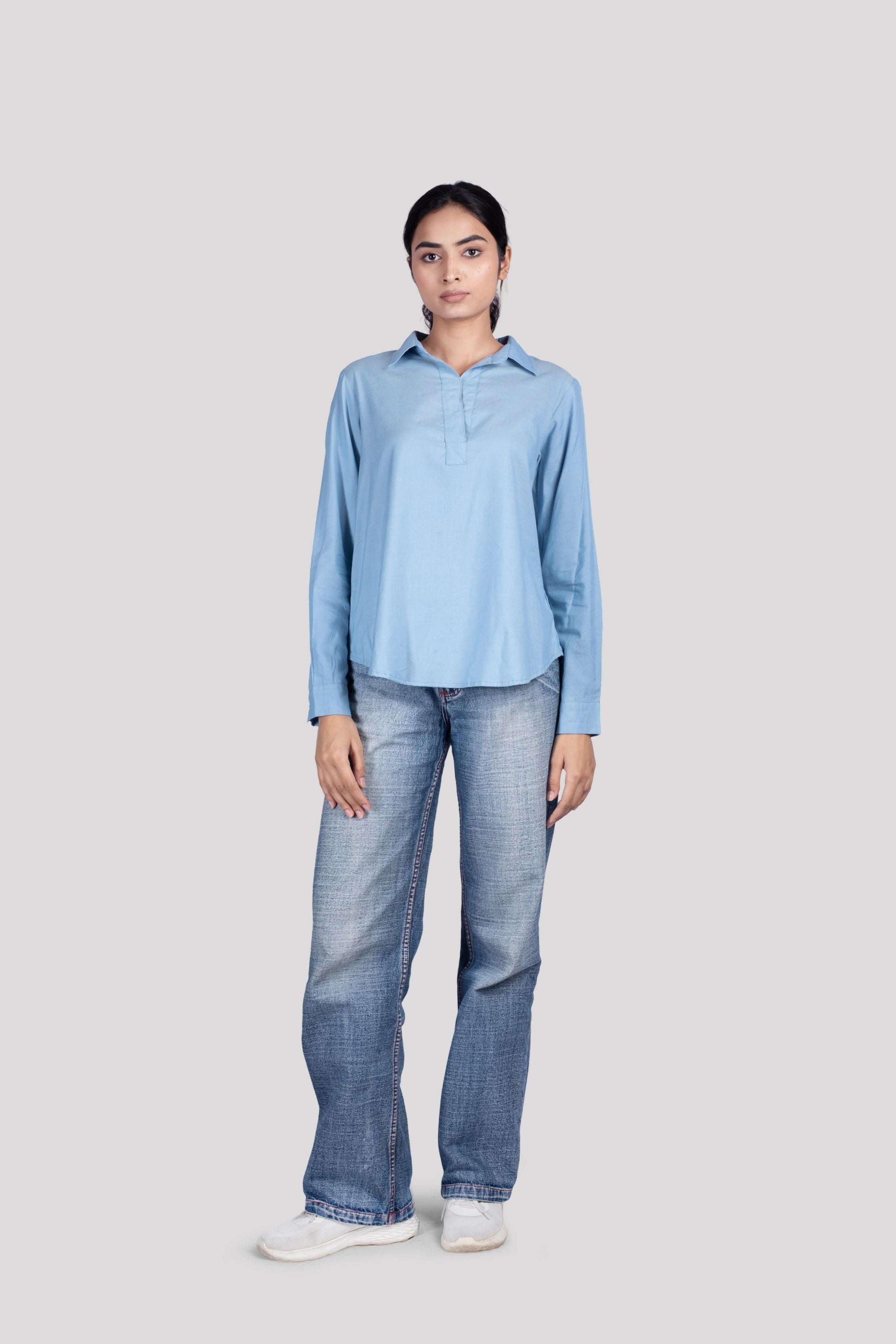 WOMEN COTTON KURTA SHIRT