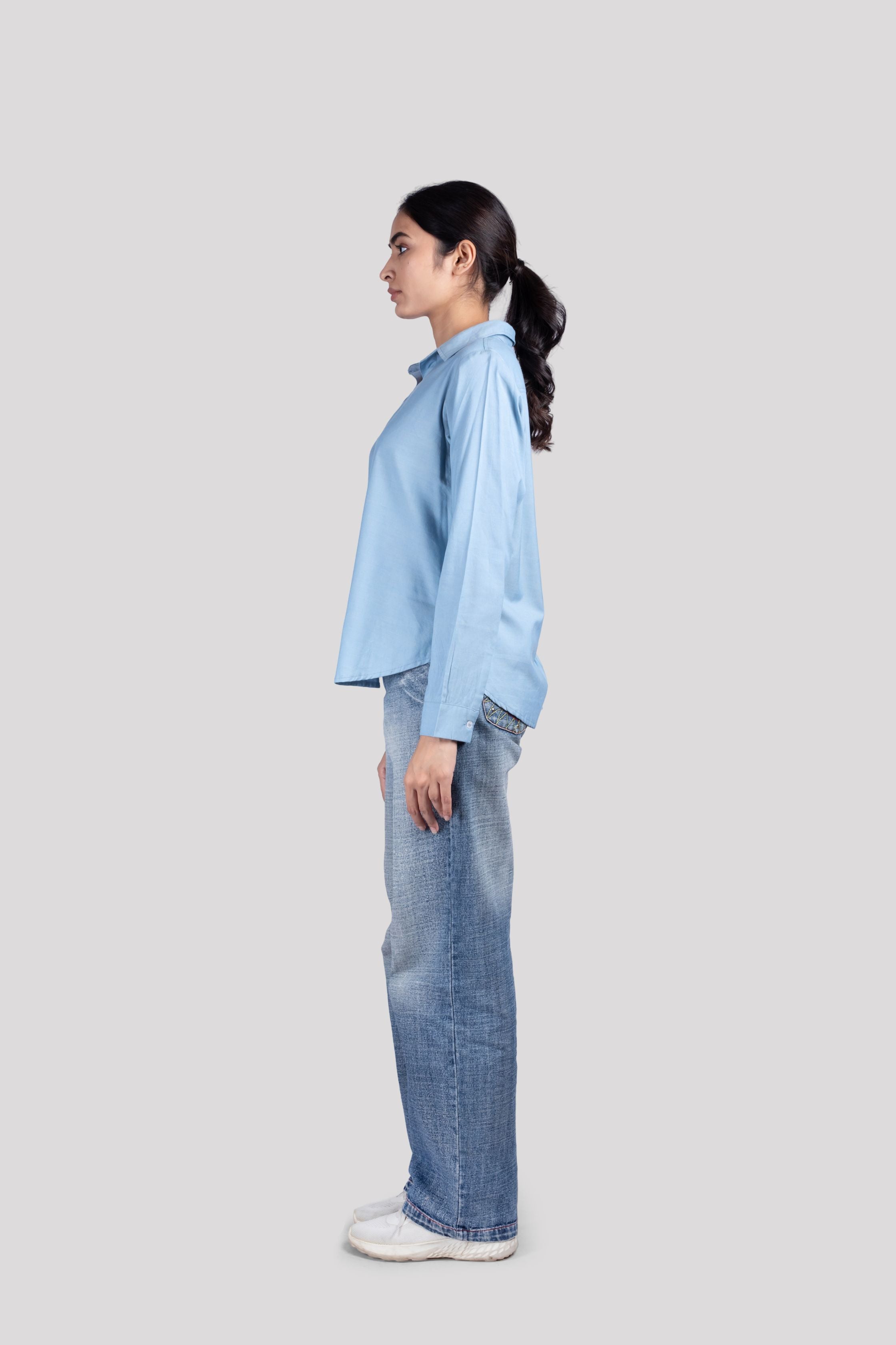 WOMEN COTTON KURTA SHIRT