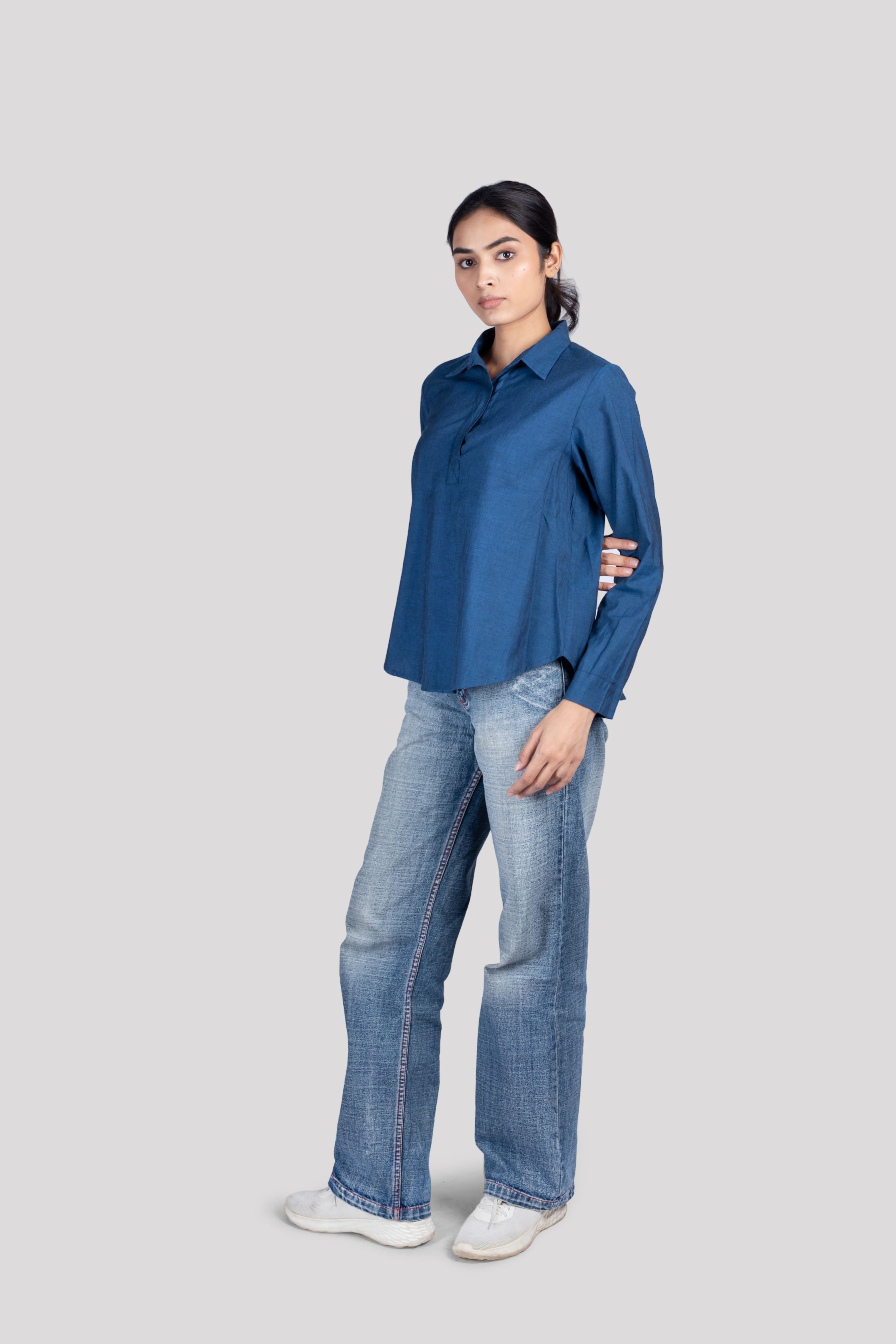WOMEN COTTON KURTA SHIRT