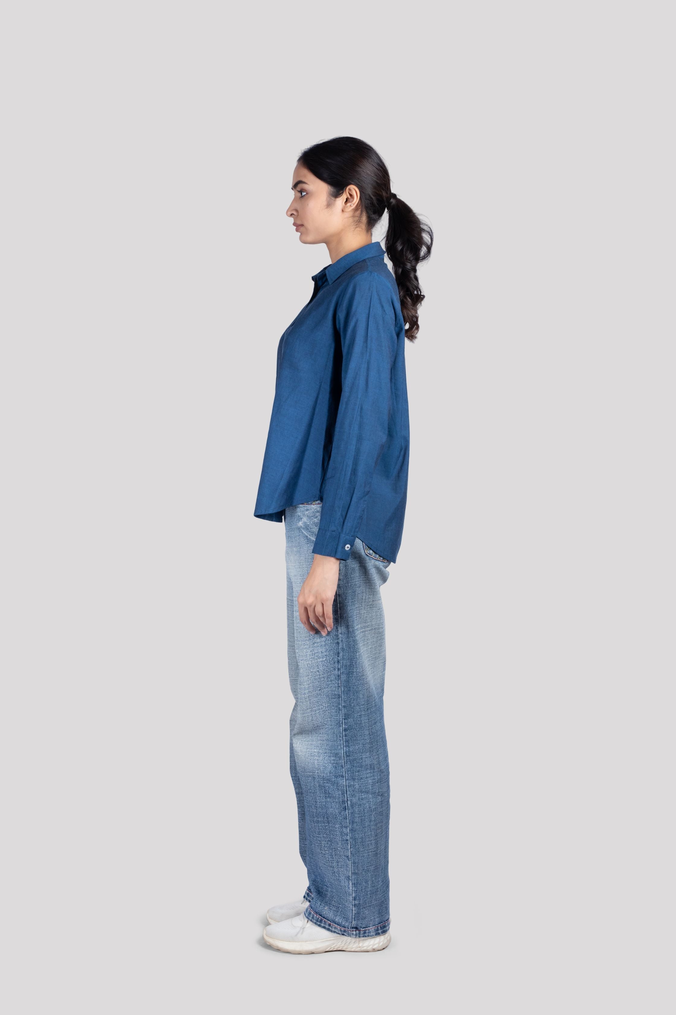WOMEN COTTON KURTA SHIRT