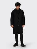 MENS WOOLLEN JACKET-BLACK