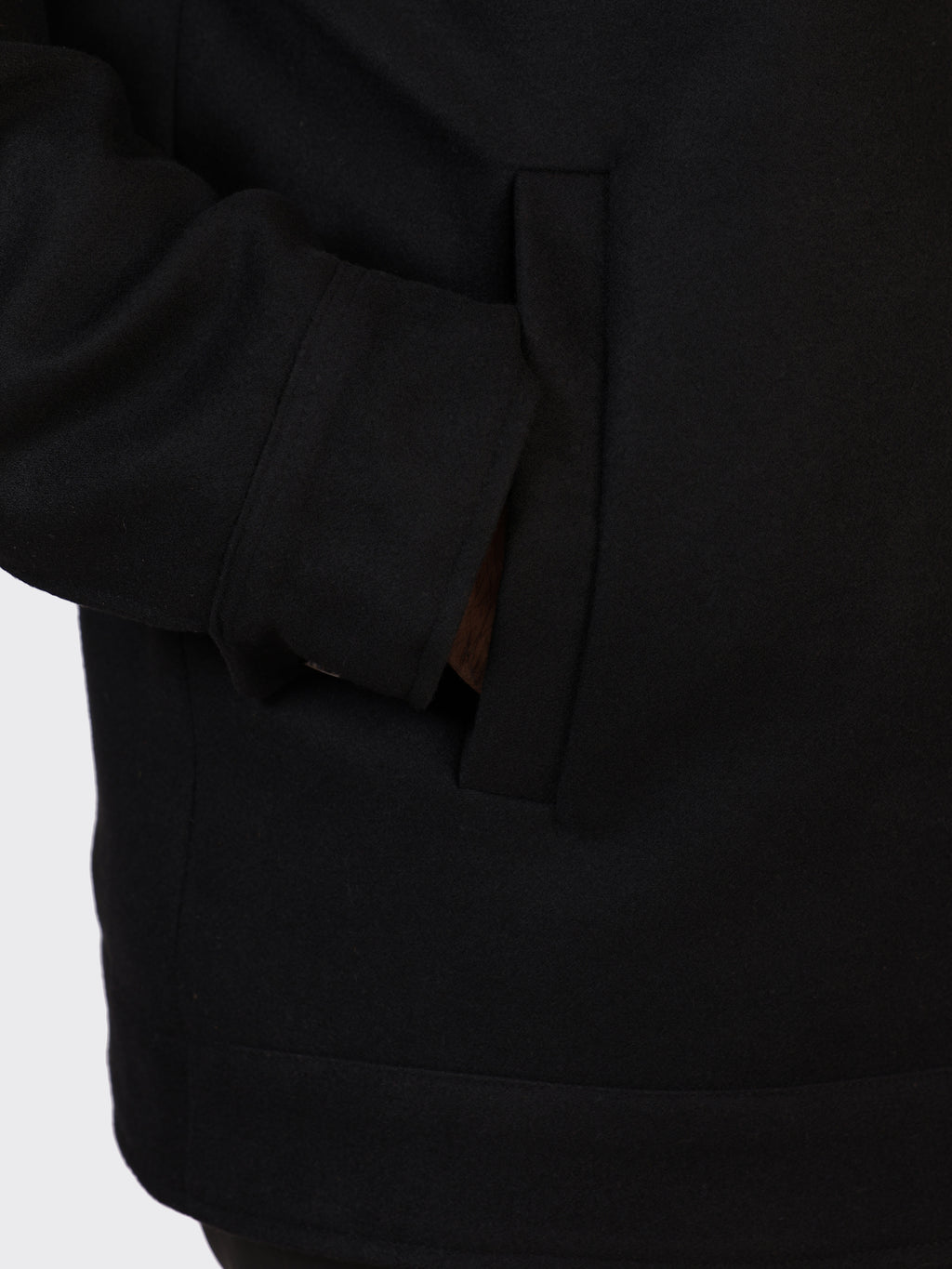 MENS WOOLLEN JACKET-BLACK