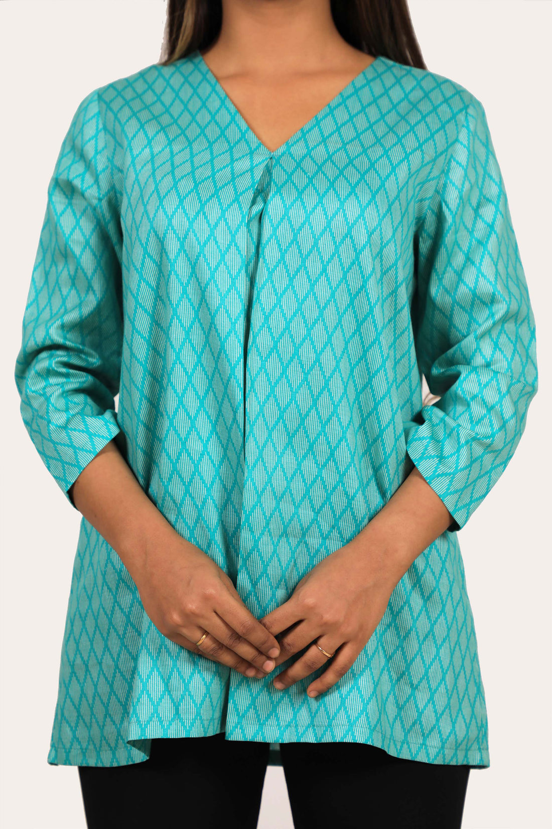 WOMEN SUMMER COTTON A LINE KURTI