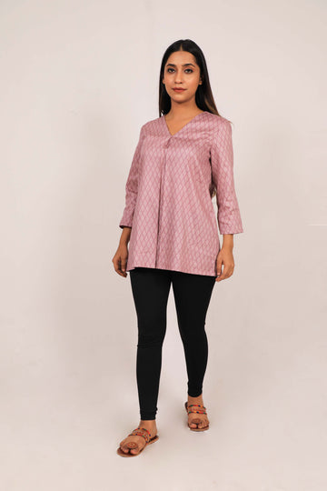 WOMEN SUMMER COTTON A LINE KURTI