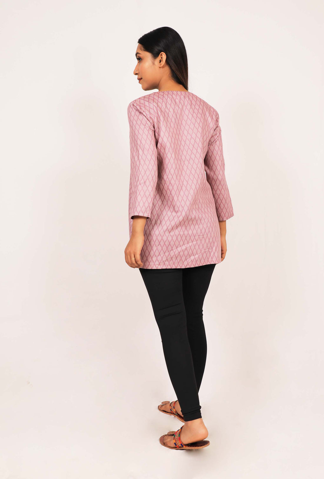 WOMEN SUMMER COTTON A LINE KURTI