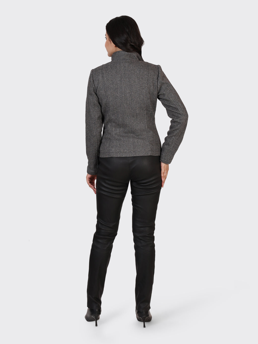 LADIES WOOLLEN JACKET-ZIGZAG
