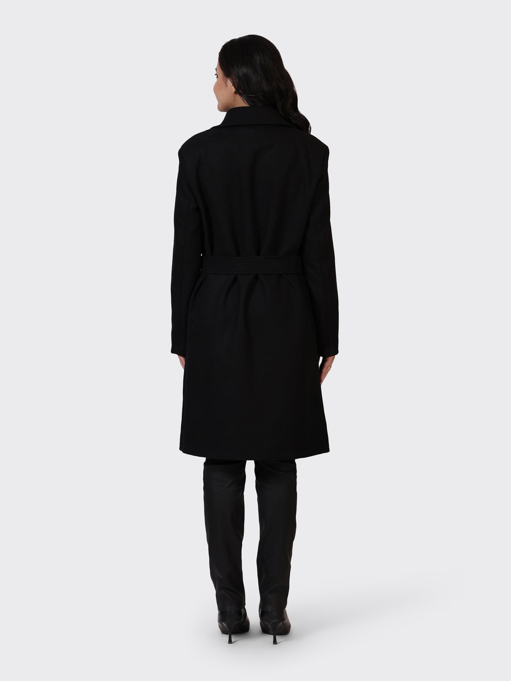 LADIES WOOLLEN JACKET-BLACK