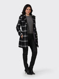 LADIES WOOLEN JACKET-CHECK